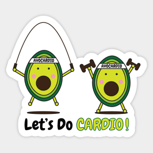 Let's Do Cardio! Sticker